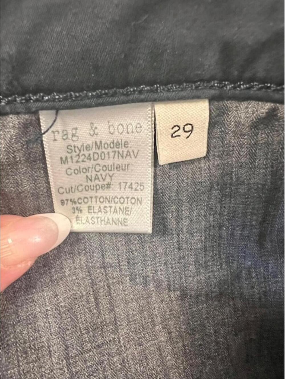 Rag & Bone Standard Issue Fit 1 EXTRA SLIM - Picture 5 of 8